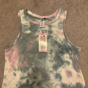 90 degrees womens size small tie dye workout tank!